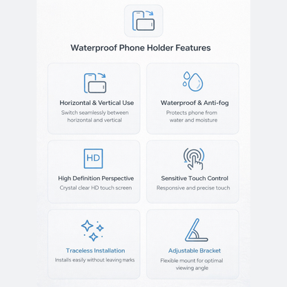 Soporte para celular impermeable